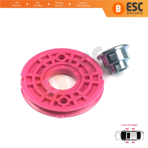 Window Regulator Repair Corner Cable Roller Pulley Wheel Clips Pin for BMW 5 Series E39 1996-2004 4/5 Door