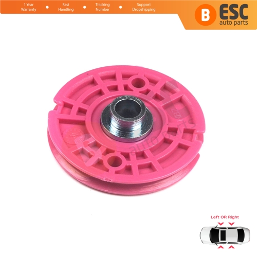 Window Regulator Repair Corner Cable Roller Pulley Wheel Clips Pin for BMW 5 Series E39 1996-2004 4/5 Door