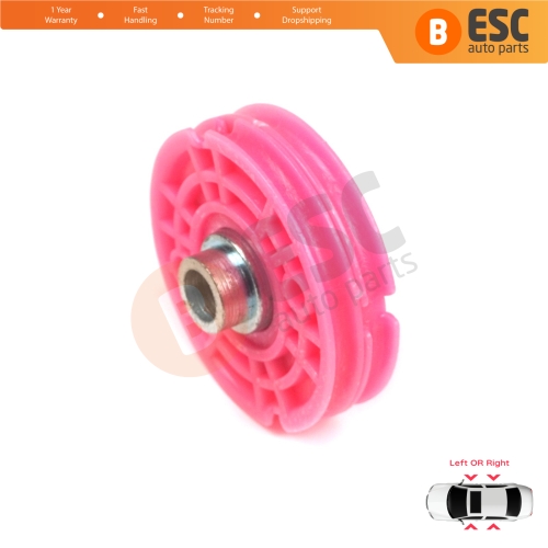 Window Regulator Repair Corner Cable Double Roller Pulley Wheel Clips Pin for BMW 5 Series E39 1996-2004 4/5 Door