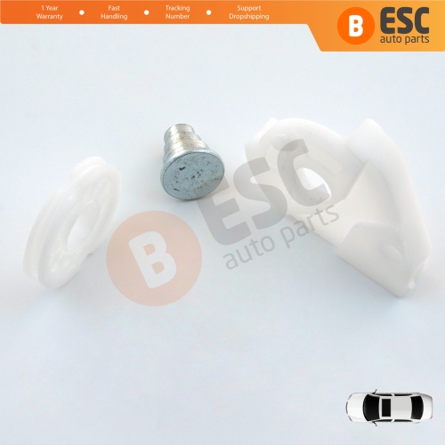 Window Regulator Repair Corner Wheel Kit Front or Rear Right Door For Hyundai Accent 1994-On 82404-0U010