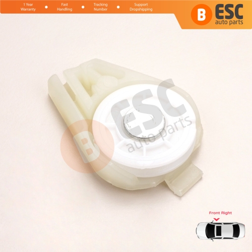 Front Right Window Regulator Repair Corner Cable Roller Pulley Clips Pin Set 1 for Fiat Doblo MK1 MPV Van 119 223 2001-2010 51718403