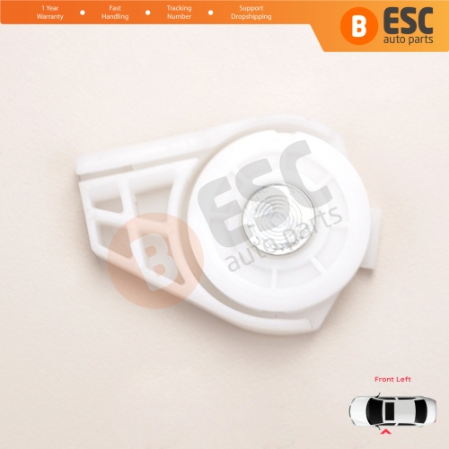 Front Left Window Regulator Repair Corner Cable Roller Pulley Clips Pin Set 1 for Fiat Doblo MK1 MPV Van 119 223 2001-2010 51718404