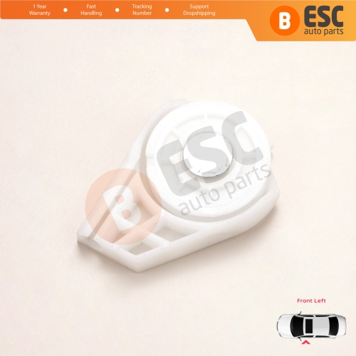 Front Left Window Regulator Repair Corner Cable Roller Pulley Clips Pin Set 1 for Fiat Doblo MK1 MPV Van 119 223 2001-2010 51718404