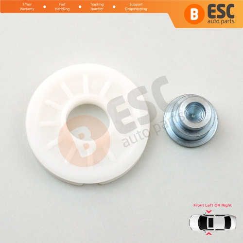 Front Window Regulator Repair Corner Cable Roller Pulley for VW Transporter T5 Caddy 2 3 Touran 1 Seat Cordoba 1 Ibiza 2 Inca