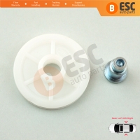 Rear Window Regulator Repair Corner Cable Roller Pulley for Renault Megane MK1 X64 1996-2003 4/5 Door