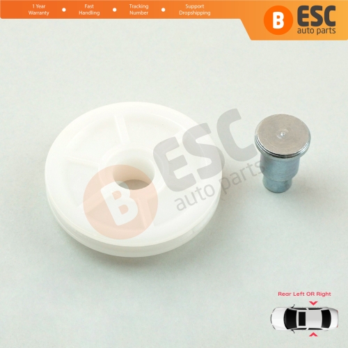 Rear Window Regulator Repair Corner Cable Roller Pulley for Renault Megane MK1 X64 1996-2003 4/5 Door