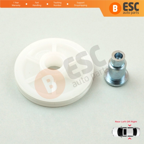 Rear Window Regulator Repair Corner Cable Roller Pulley for Renault Megane MK1 X64 1996-2003 4/5 Door