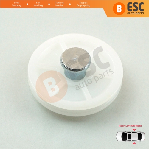 Rear Window Regulator Repair Corner Cable Roller Pulley for Renault Megane MK1 X64 1996-2003 4/5 Door