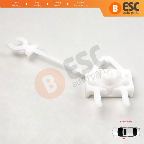 Window Regulator Repair Clips Front Left Door for Fiat Doblo MK1 MPV Van 119 223 2001-2010 51718404   