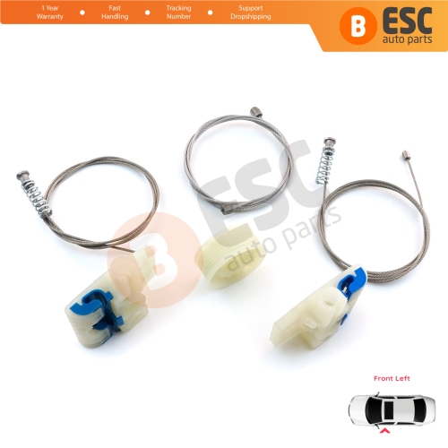 Window Regulator Repair Kit Front Left for VW Tiguan MK1 5N 2007-2018 5-Door SUV 5N0837461