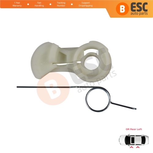 Left Window Regulator Repair Corner Cable Guide Clips for Renault Modus Scenic MK2 3 Peugeot 206 307 Citroen C3 MK1 Xsara Opel Meriva A