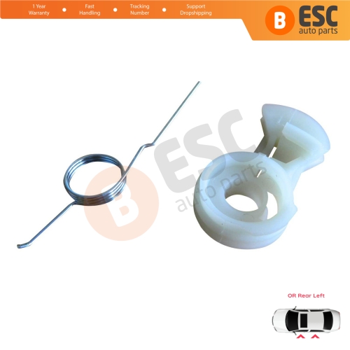 Left Window Regulator Repair Corner Cable Guide Clips for Renault Modus Scenic MK2 3 Peugeot 206 307 Citroen C3 MK1 Xsara Opel Meriva A