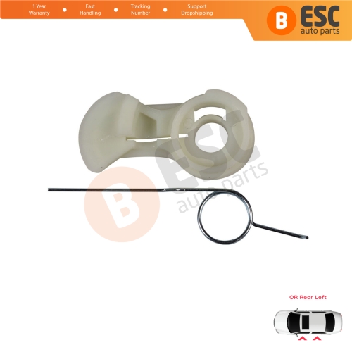 Left Window Regulator Repair Corner Cable Guide Clips for Renault Modus Scenic MK2 3 Peugeot 206 307 Citroen C3 MK1 Xsara Opel Meriva A