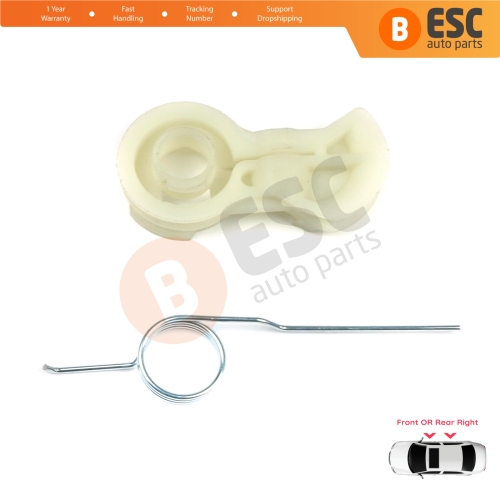 Right Window Regulator Repair Corner Cable Guide Clips for Renault Modus Scenic MK2 3 Peugeot 206 307 Citroen C3 MK1 Xsara Opel Meriva A