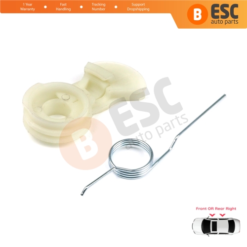 Right Window Regulator Repair Corner Cable Guide Clips for Renault Modus Scenic MK2 3 Peugeot 206 307 Citroen C3 MK1 Xsara Opel Meriva A