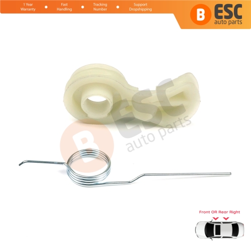 Right Window Regulator Repair Corner Cable Guide Clips for Renault Modus Scenic MK2 3 Peugeot 206 307 Citroen C3 MK1 Xsara Opel Meriva A