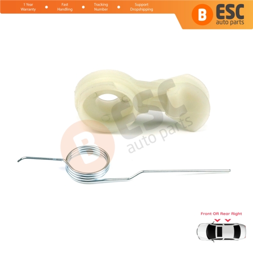 Right Window Regulator Repair Corner Cable Guide Clips for Renault Modus Scenic MK2 3 Peugeot 206 307 Citroen C3 MK1 Xsara Opel Meriva A