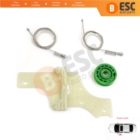 Window Regulator Repair Kit Front Left for Peugeot 508 MK1 W23  8D 8E 2010-2018 4/5 Door 9221GY
