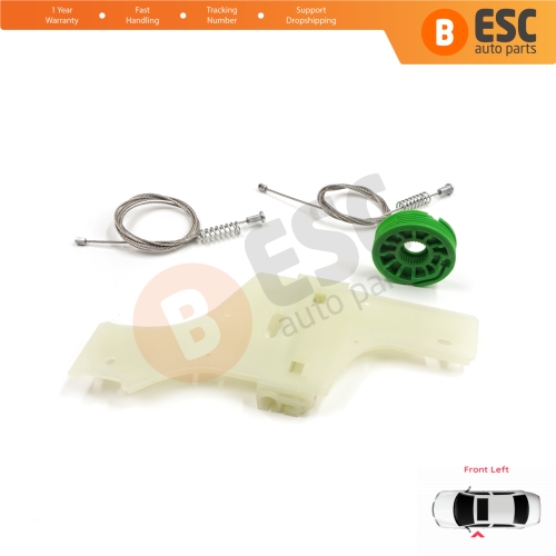 Window Regulator Repair Kit Front Left for Peugeot 508 MK1 W23  8D 8E 2010-2018 4/5 Door 9221GY
