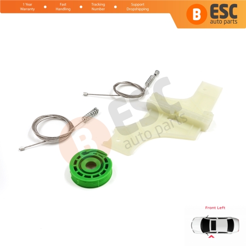 Window Regulator Repair Kit Front Left for Peugeot 508 MK1 W23  8D 8E 2010-2018 4/5 Door 9221GY
