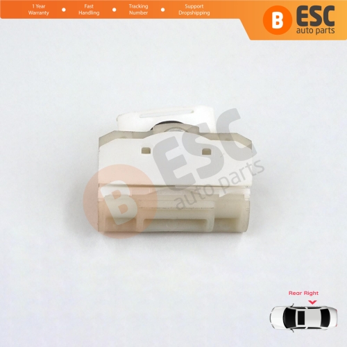 Window Regulator Repair Clips Rear Right for Mercedes S Class W140 1992-1999 4-Door 1407301246