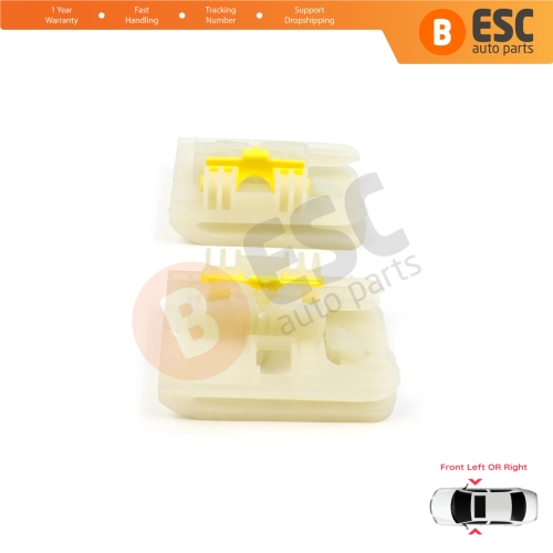 Window Regulator Repair Clips 1+2 Front Left or Right for Ford Focus MK3 Opel Astra J VW Golf MK7 5G 4/5 Door