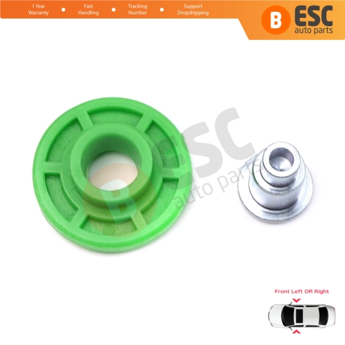 Scissor Style Window Regulator Lifting Mechanism Idler Pulley Front Door for BMW 3 Series E30 1982-1992 51321932393