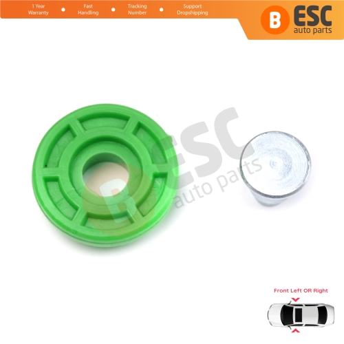 Scissor Style Window Regulator Lifting Mechanism Idler Pulley Front Door for BMW 3 Series E30 1982-1992 51321932393