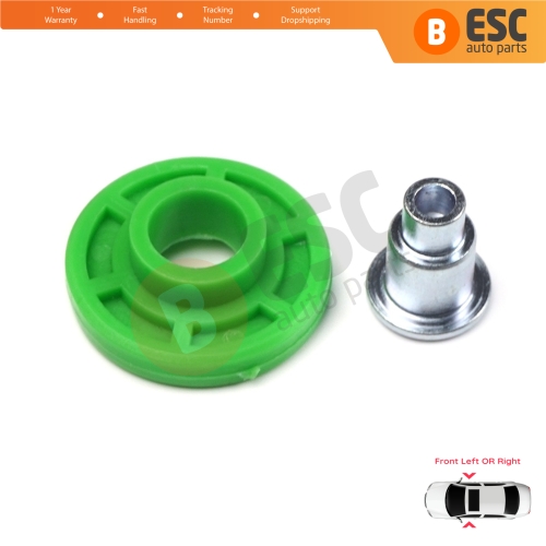 Scissor Style Window Regulator Lifting Mechanism Idler Pulley Front Door for BMW 3 Series E30 1982-1992 51321932393