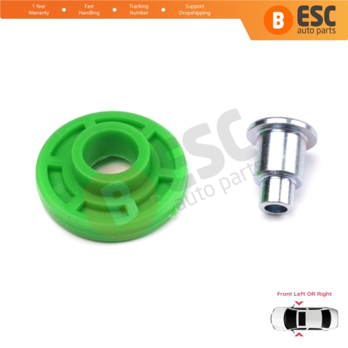 Scissor Style Window Regulator Lifting Mechanism Idler Pulley Front Door for BMW 3 Series E30 1982-1992 51321932393