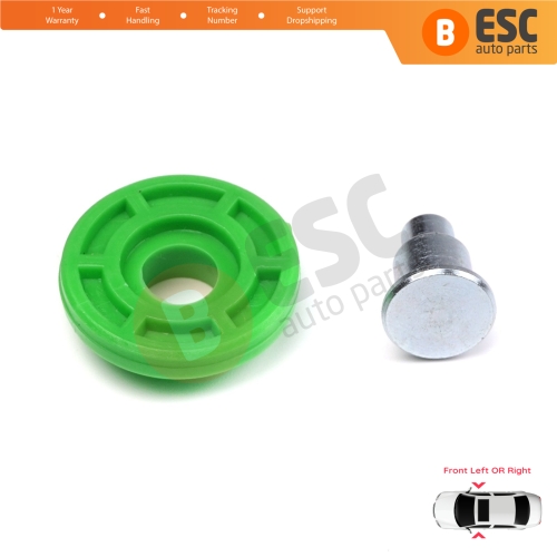 Scissor Style Window Regulator Lifting Mechanism Idler Pulley Front Door for BMW 3 Series E30 1982-1992 51321932393