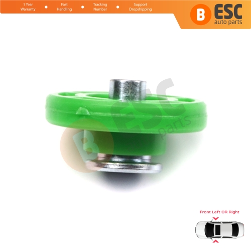 Scissor Style Window Regulator Lifting Mechanism Idler Pulley Front Door for BMW 3 Series E30 1982-1992 51321932393