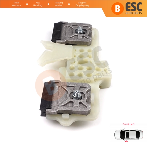 Power Window Regulator Repair Clips Front Left for Ford Fiesta MK5 JH JD BE256 2001-2008 4/5 Door 2S61A23201