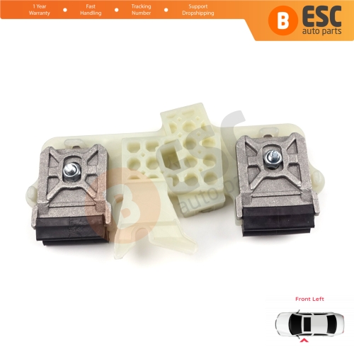 Power Window Regulator Repair Clips Front Left for Ford Fiesta MK5 JH JD BE256 2001-2008 4/5 Door 2S61A23201