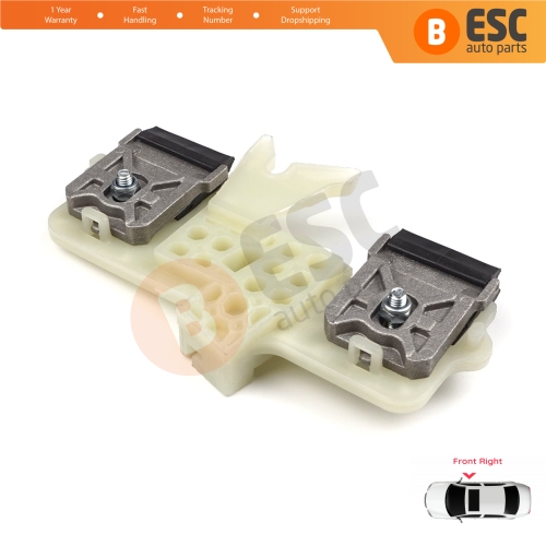 Power Window Regulator Repair Clips Front Right for Ford Fiesta MK5 JH JD BE256 2001-2008 4/5 Door 2S61A23200