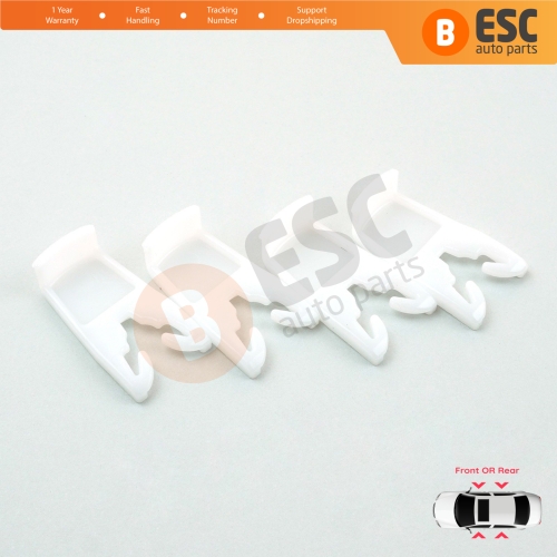 4 Pieces Window Regulator Repair Clamp Clamper Clips for Renault Clio 2 3 Laguna 2 Espace 4 Megane 1 2 Scenic 1 2 Vel Satis 