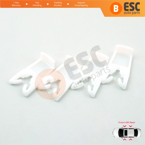 4 Pieces Window Regulator Repair Clamp Clamper Clips for Renault Clio 2 3 Laguna 2 Espace 4 Megane 1 2 Scenic 1 2 Vel Satis 
