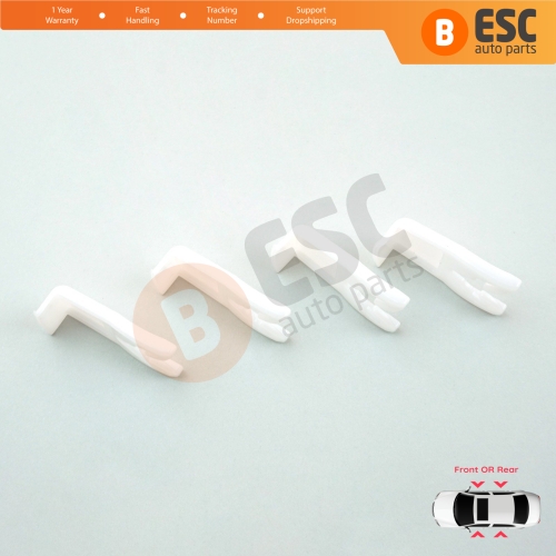 4 Pieces Window Regulator Repair Clamp Clamper Clips for Renault Clio 2 3 Laguna 2 Espace 4 Megane 1 2 Scenic 1 2 Vel Satis 