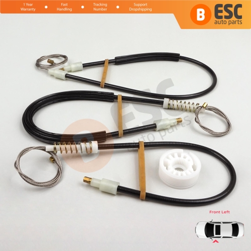 Window Regulator Repair Kit Front Left for BMW 5 Series E60 E61 2003-2010 4/5 Door 51337184383