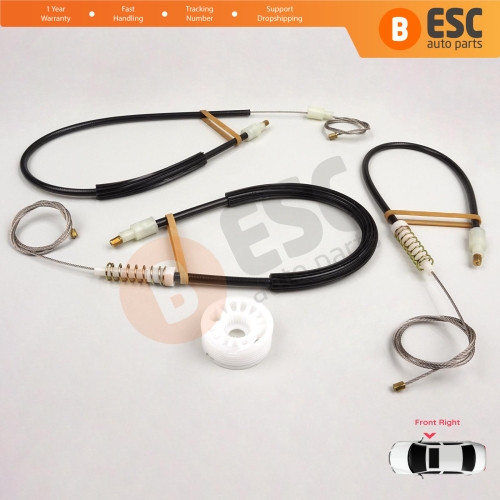 Window Regulator Repair Kit Front Right for BMW 5 Series E60 E61 2003-2010 4/5 Door 51337184384