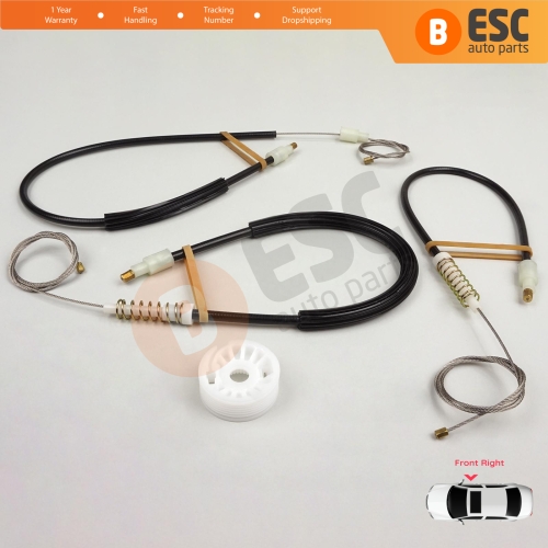 Window Regulator Repair Kit Front Right for BMW 5 Series E60 E61 2003-2010 4/5 Door 51337184384