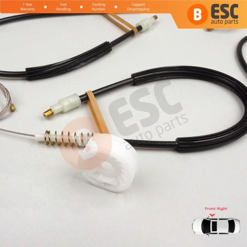 Window Regulator Repair Kit Front Right for BMW 5 Series E60 E61 2003-2010 4/5 Door 51337184384