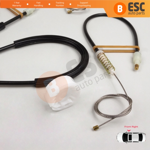 Window Regulator Repair Kit Front Right for BMW 5 Series E60 E61 2003-2010 4/5 Door 51337184384