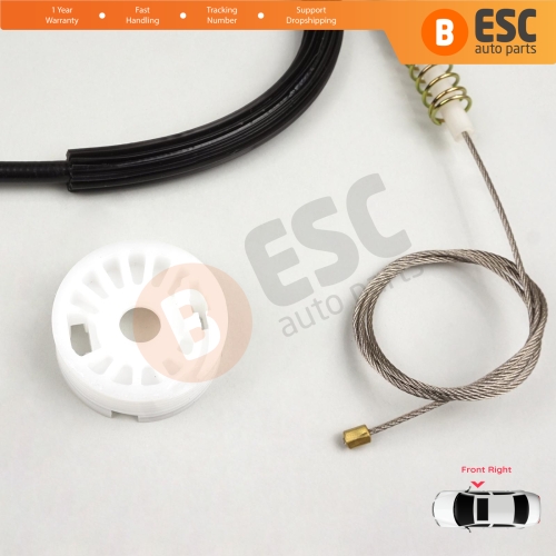 Window Regulator Repair Kit Front Right for BMW 5 Series E60 E61 2003-2010 4/5 Door 51337184384