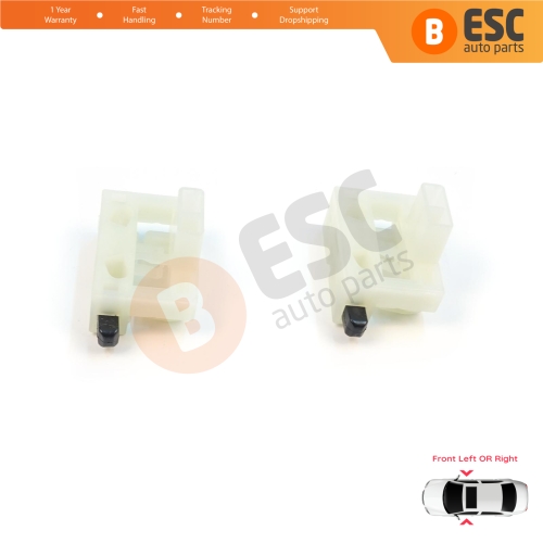 2 Pieces Window Regulator Repair Clips Front Door for Chevrolet Cruze MK1 2008-2016 Volt MK1 2010-2015 95382556