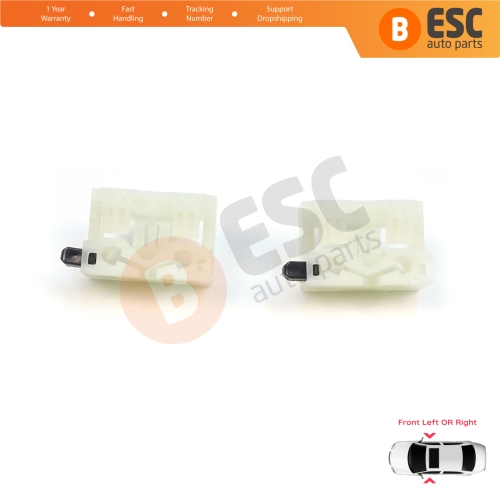 2 Pieces Window Regulator Repair Clips Front Door for Chevrolet Cruze MK1 2008-2016 Volt MK1 2010-2015 95382556