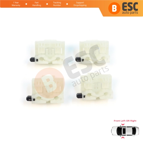4 Pieces Window Regulator Repair Clips Front Door for Chevrolet Cruze MK1 2008-2016 Volt MK1 2010-2015 95382556