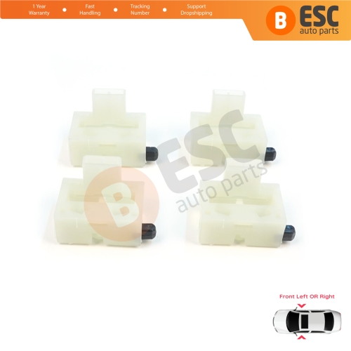 4 Pieces Window Regulator Repair Clips Front Door for Chevrolet Cruze MK1 2008-2016 Volt MK1 2010-2015 95382556