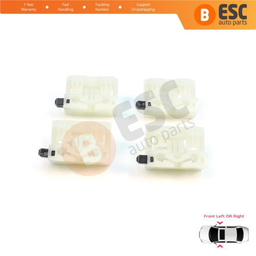 4 Pieces Window Regulator Repair Clips Front Door for Chevrolet Cruze MK1 2008-2016 Volt MK1 2010-2015 95382556