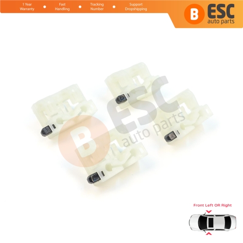 4 Pieces Window Regulator Repair Clips Front Door for Chevrolet Cruze MK1 2008-2016 Volt MK1 2010-2015 95382556
